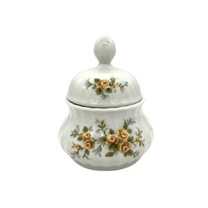 Wunsiedel Porcelain Porzellan Sugar Bowl with Lid Bavaria Germany